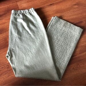 Doncaster green cotton blend dress pants in size 12